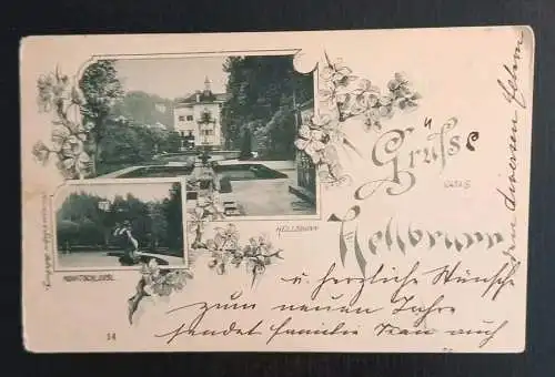 Salzburg Hellbrunn Monatschlössl 600349A gr K