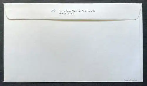 Brief Unicef FDC Flagge Luxemburg Gege Bon Conseil Maria ca.16,4x9,3cm 410314 PR