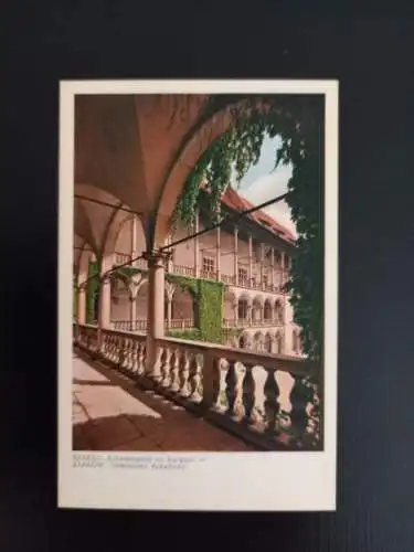 Krakau, Arkadengang im Burghof 402917 gr