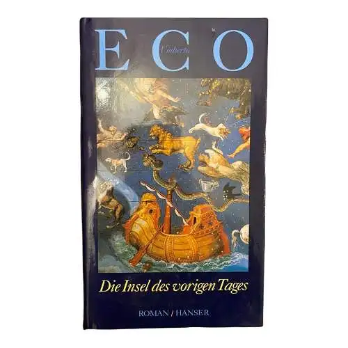 957 Umberto Eco DIE INSEL DES VORIGEN TAGES HC ABENTEUER ROMAN
