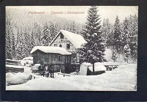 Freudenstadt Sägemühle im Christophstal Säge 80244