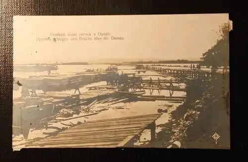 Pioniere Schlagen Eine Brücke Über Die Donau 170087 H Gr