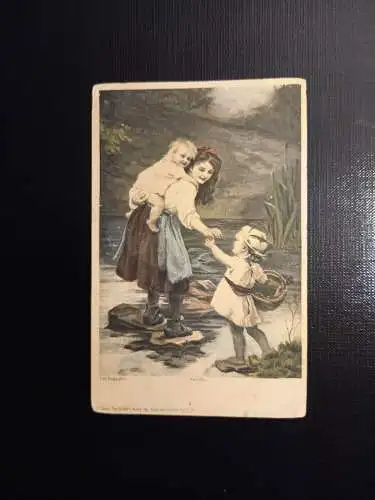 Mädchen mit zwei Kindern, Fest halten 402271 gr