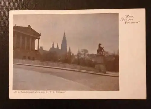Wien Vor Dem Parlament Gr