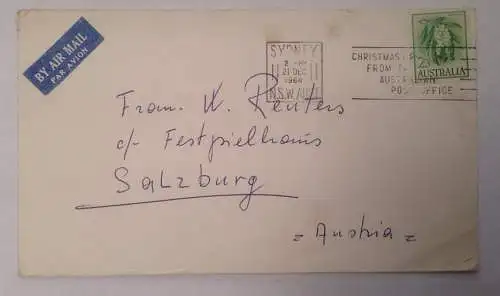 Brief Australien 1964 14076A