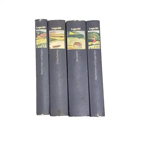 4324 Selma Lagerlöf GESAMMELTE WERKE: BÄNDE 1, 2, 4, 5 HC 4 Bde