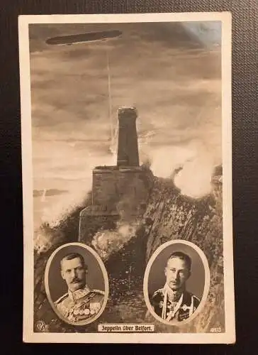 Zeppelin Über Belfort  Luftschiff Kronprinz Rupprecht v. Bayern 650147 Ga SH1