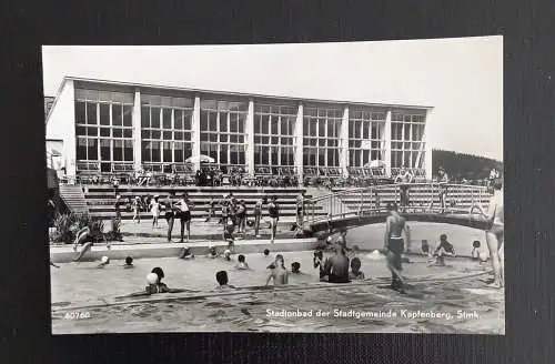 Stadionbad Der Stadtgemeinde Kapfenberg Stmk. 118 Ga E