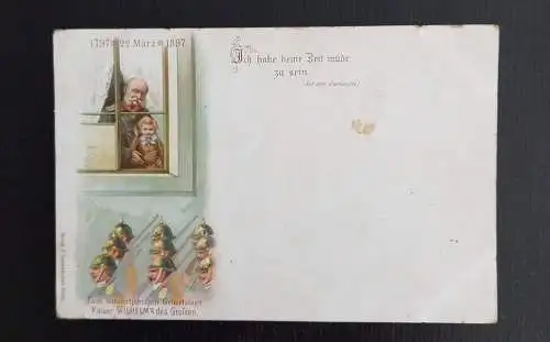 Zum Hundertjährigen Geburtstage Kaiser Wilhelm Des Großen 67394 Ga E