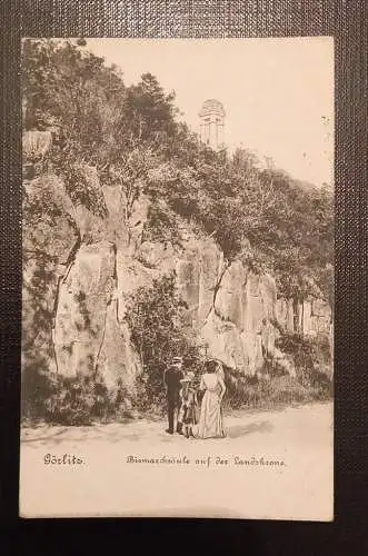 Görlitz Bismarcksäule Aud der Landskrone 101 Ga E