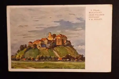 V.Prihoda Mukacevo Hrad Planok Postaven V XI Stoleti 650415 Ga E