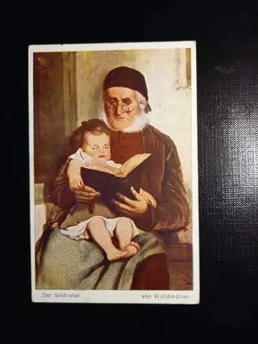 Mann mit Kind, Der Großvater 402778 gr C