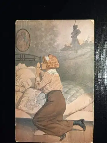 Frau beim beten, Divcina Prosba 402789 gr