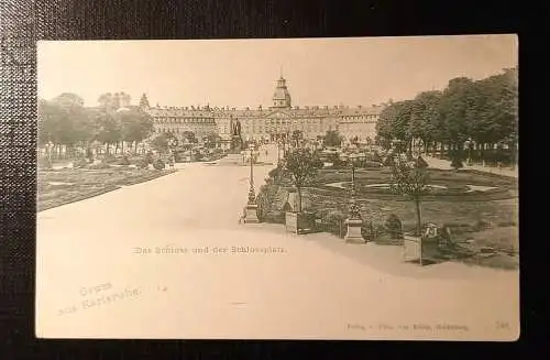 Karlsruhe Schloss Mit Schloßplatz 180221 H Gr