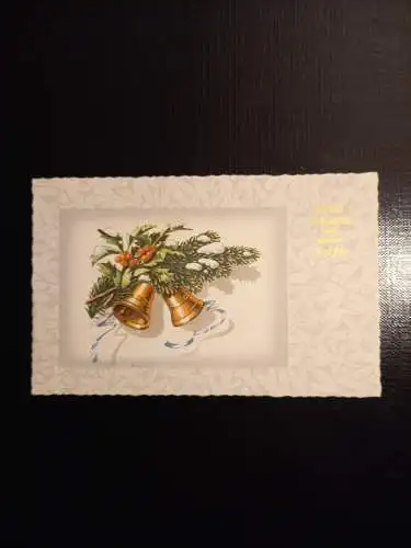 Frohe Weihnachten - Tannenzweig mir zwei Glocken  402279 gr