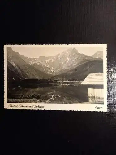 Almtal, Almsee mit Seehaus 402804 gr C