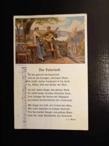 Das Vaterland, Mann spielt Gitarre 402810 gr C