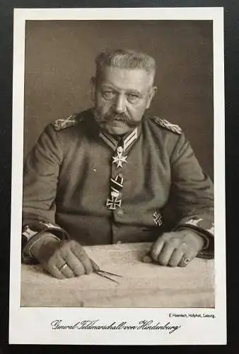 General Feldmarschall v Hindenburg Porträt Soldaten Militär Krieg 400620 TH SH1