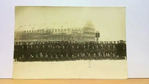 I. WK Deutsche Soldaten Großes Gruppenbild Pickelhaube JWS 50136