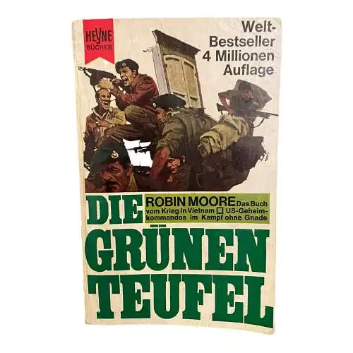 708 Robin Moore DIE GRÜNEN TEUFEL GUTER ZUSTAND TATSACHENROMAN