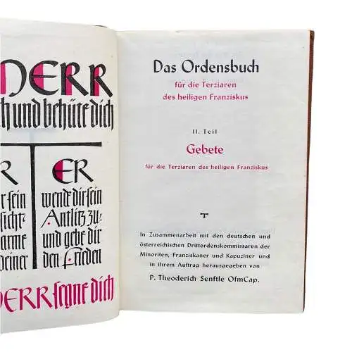 Dietrich Coelde Verlag DAS ORDENSBUCH FÜR DIE TERZIAREN DES HEILIGEN FRANZISKUS