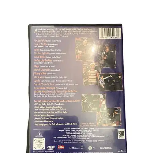 1512 Image Entertainment SUPERNATURAL LIVE - SANTANA HC