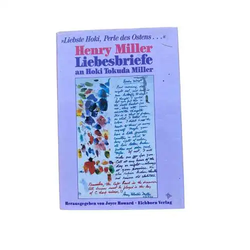 Henry Miller LIEBESBRIEFE AN HOKI TOKUDA MILLER HC +Abb