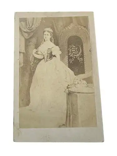 CDV circa 1880. Elisabeth von Wittelsbach Sissi, Kaiserin von Österreich