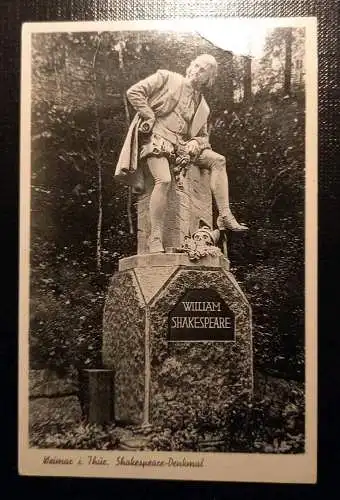 Weimar Shakespeare Denkmal Gr