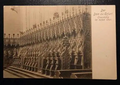 Erfurt Der Dom Chorstühle 40096 Gr