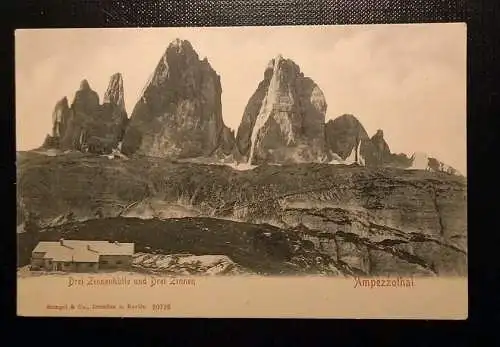 Ampezzothal Drei Zinnen Mit Zinnenhütte Italien 800009 Gr