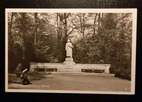 Weimar Liszt Denkmal Im Park Gr