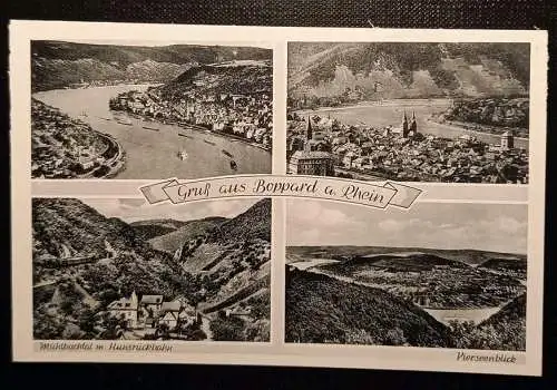 Boppard Am Rhein Mühlbachtal Mit Hausrückbahn Vierseenblick  Gr