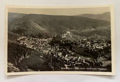 Schwarzburg Thür. Wald Blick v. Trippstein Thüringen Deutschland 180193 K TH