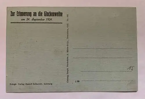 25Jähriges Jubiläum Pfarrkirche St.Andrä Salzburg 1898-1923 Österreich 8444 K TH