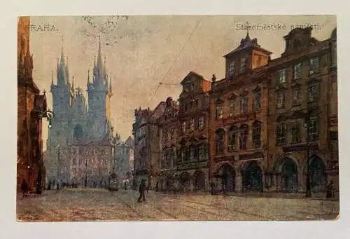 Prag Praha Altstädter Ring Staroměstské Náměstí Stadt Platz Tschechien 706 K TH