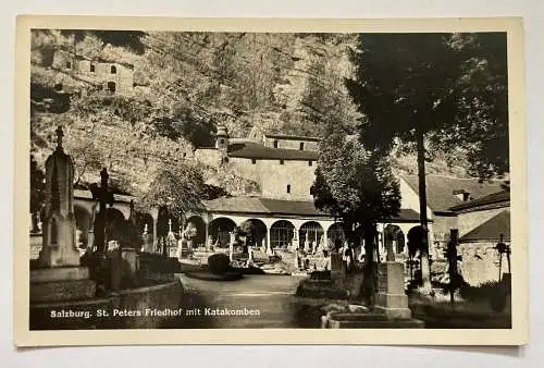 Salzburg St. Peters Friedhof Mit Katakomben Mönchsberg Österreich  402386 K TH