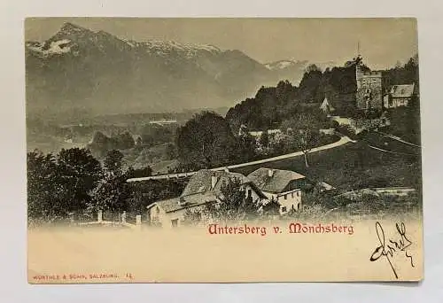 Salzburg Untersberg v. Mönchsberg Berg Ansicht Österreich 8429 K TH