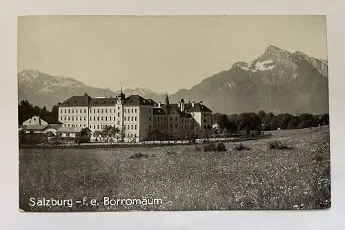 Salzburg F.e. Borromäum Privatgymnasium Schule Gebäude Österreich 8419 K TH