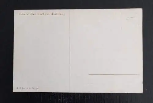 Generalfeldmarschall V.Hindenburg Ga