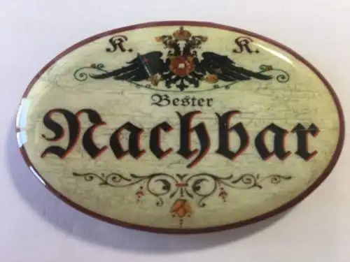 Nostalgie flaschenöffner magnet bester nachbar