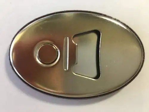 Nostalgie flaschenöffner magnet glücklich ist wer verfrisst weinflasche schinken