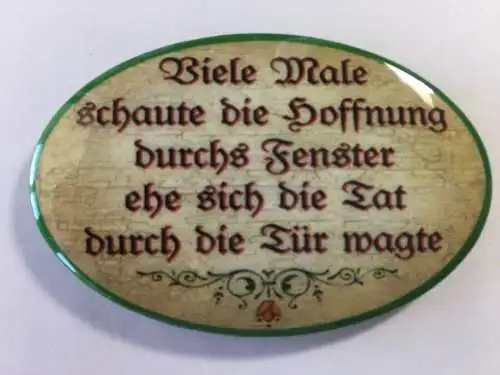 Nostalgie flaschenöffner magnet viele male schaute die hoffnung durchs fenster