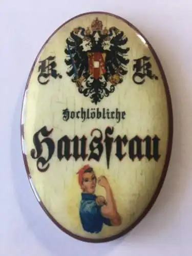 Nostalgie flaschenöffner magnet hochlöbliche hausfrau