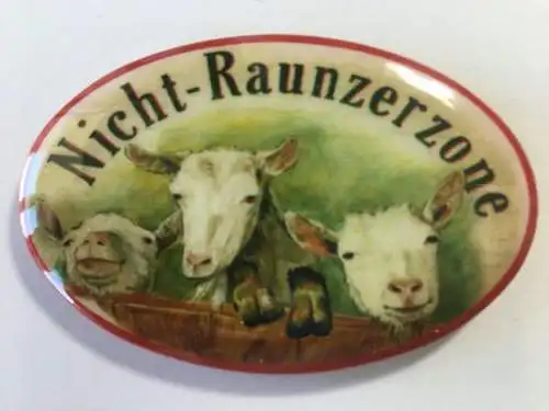 Nostalgie flaschenöffner magnet nicht-raunzerzone ziegen