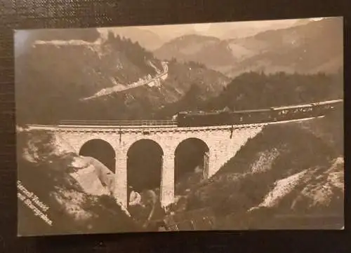 Eisenbahn Viadukt Mit Sturzgraben Gr 8389 K