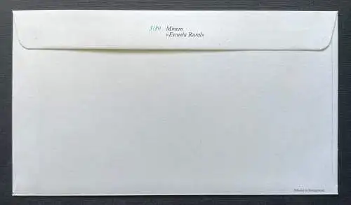 Brief Unicef FDC Flagge El Salvador Escuela Rural Minero ca.16,4x9,3cm 410305 PR