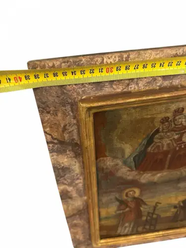 EX VOTO Heiligenbild  Votivbild Hl. Laurentius 39x47 datiert 1759 Mariapfarr