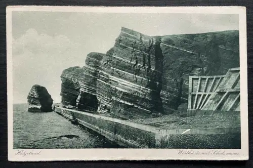 Helgoland Westküste Schutzmauer Nordsee Schleswig-Holstein Deutschland 401076 A