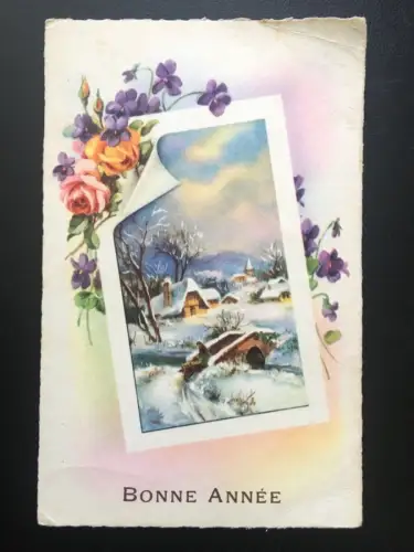 Bonne Annee - Glückliches Neues Jahr - Winterlandschaft 140395 TH